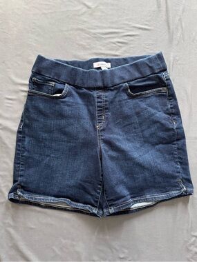 Liz Claiborne Dark Blue Denim Shorts